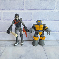 
              Teenage Mutant Ninja Turtles Figure Bundle With Weapons Krang Rocksteady Beebop
            