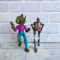 
              Teenage Mutant Ninja Turtles Figure Bundle With Weapons Krang Rocksteady Beebop
            