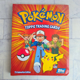 Topps Pokémon Card Collection Job Lot Collection In Folder Binder Pikachu Jumbo