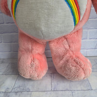 
              Care Bear Pink Bear Plush Cheer Rainbow - 20" Jumbo Vintage 2003 Vivid Imaginat
            
