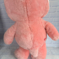 
              Care Bear Pink Bear Plush Cheer Rainbow - 20" Jumbo Vintage 2003 Vivid Imaginat
            