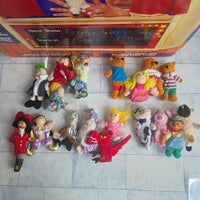 
              Vintage Early Learning Centre Wooden Puppet Theatre + 18 Puppets Bundle Box
            
