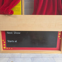 
              Vintage Early Learning Centre Wooden Puppet Theatre + 18 Puppets Bundle Box
            