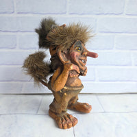 
              Nyform Trolls Of Norway #178 Troll With Child Piggybacking 8" Super Rare
            