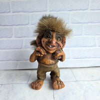 
              Nyform Trolls Of Norway #178 Troll With Child Piggybacking 8" Super Rare
            