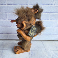 
              Nyform Trolls Of Norway #178 Troll With Child Piggybacking 8" Super Rare
            