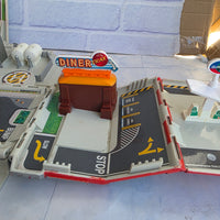 
              Micro Machines Ottos Truck Playset + Micro Figures Cars Vintage 1998
            