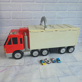Micro Machines Ottos Truck Playset + Micro Figures Cars Vintage 1998