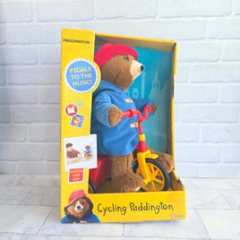 Cycling Paddington Bear On Musical Pedal Bike - New In Box