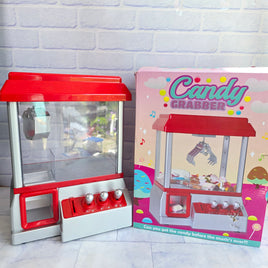 Candy Grabber Claw Machine Arcade Game With Coins In Box Working