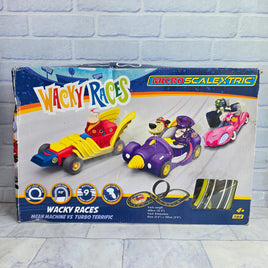 Wacky Races Micro Scalextric Race Track + Dick Dastardly Mutley Car