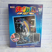 
              Sequin Art Dolphin Design Kit by KSG  Size - 25cm x 34cm - New
            