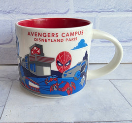 Starbucks Disneyland Paris Avengers Campus Mug You Are Here Cup Spiderman Marvel
