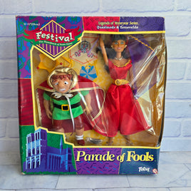Disney Quasimodo Esmerelda Figure Set Parade Of Fools Totsy Legends Yesteryear