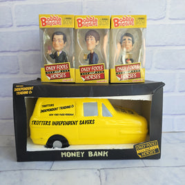 Only Fools and Horses Bobble Buddies Bundle Del Boy Rodney Trigger + Money Bank