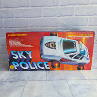 
              Sky Police Electronic Future Flying Police Car Vintage 1980s Working In Box
            