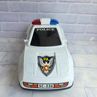
              Sky Police Electronic Future Flying Police Car Vintage 1980s Working In Box
            