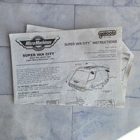 
              Micro Machines Super Van City Play Set With Micro Car Figures Box Instructions.
            