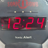 
              Sonic Bomb Alarm Clock Sonic Alert Loud Alarm with Shaker
            
