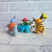 
              Pokemon Battle Figure Bundle Ivysaur Wartortle Raichu Articulated
            