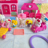 
              Hello Kitty Mega Bloks Bundle House Car Lots Of Figures
            