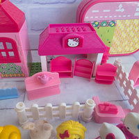 
              Hello Kitty Mega Bloks Bundle House Car Lots Of Figures
            