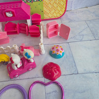 
              Hello Kitty Mega Bloks Bundle House Car Lots Of Figures
            