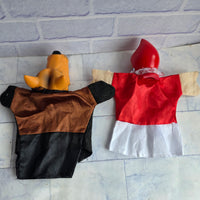 
              Punch & Judy Puppets Bundle Vintage 1950s Hand Puppets Big Bad Wolf Red Riding
            