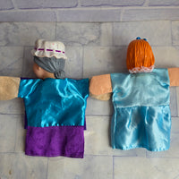 
              Punch & Judy Puppets Bundle Vintage 1950s Hand Puppets Big Bad Wolf Red Riding
            