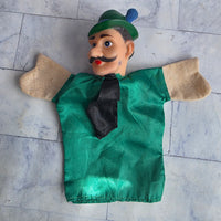 
              Punch & Judy Puppets Bundle Vintage 1950s Hand Puppets Big Bad Wolf Red Riding
            