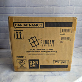 Gundam Card Game Newtype Rising GD01 Booster Box Case  Sealed Case - 12x Booster Boxes
