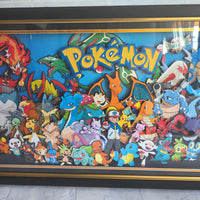 
              Pokemon 3D Art Framed Handmade
            