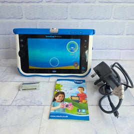 VTech InnoTab Max Learning Tablet Console Blue With Charger + Cartridge