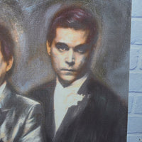 
              Goodfellas Movie Painting Canvas Original Work Mark Wagner 2006 De Niro Pesci
            
