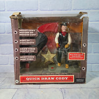 
              Quick Draw Cody Target Shootout Game Cowboy Vintage 2000s Tested Working In Box
            