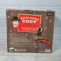 
              Quick Draw Cody Target Shootout Game Cowboy Vintage 2000s Tested Working In Box
            