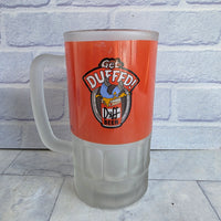
              Duff Beer Frosted Stein Beer Glass The Simpsons Vintage 1999 Unused In Box
            