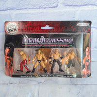 
              WWE Micro Aggression Figure 4 Pack Crash and Bash HHH Kane John Cena - New
            