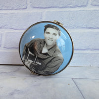 
              Elvis Presley Teapot Moka With Regency Fine Arts Trinket Box Bundle Vintage 1991
            