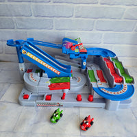 
              Mario Kart Racing Deluxe Toy Playset Track & Cars Epoch Games In Box
            