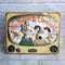 Wallace & Gromit Biscuit Tin The View - O - Matic TV Set 3D Lunch Box Vintage