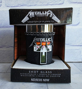 Metallica 3D Shot Glass Master Of Puppets Officially Licensed - Nemesis Now New
