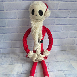 Nightmare Before Christmas Santa Jack Skellington Plush Toy Disney Store