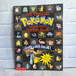 The Official Pokemon Collector's Sticker Book Vintage 1999 Complete - No Writing