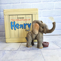 
              Adventures Of Henry Elephant Figure Model Bucket Of Fun Vintage 1999 In Box
            