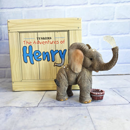 Adventures Of Henry Elephant Figure Model Bucket Of Fun Vintage 1999 In Box