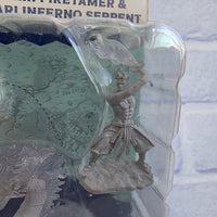 
              D&D Miniature Bundle Ashari Firetamer + Inferno Serpent Nolzurs Dwarf Cleric
            