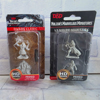 
              D&D Miniature Bundle Ashari Firetamer + Inferno Serpent Nolzurs Dwarf Cleric
            