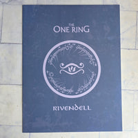 
              The One Ring RPG Loremaster's Screen Rivendell Compendium + LOTR Dice - Unused
            