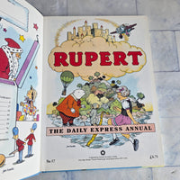 
              Vintage Rupert Bear Annual Bundle Daily Express No 54 57 1989 1970
            